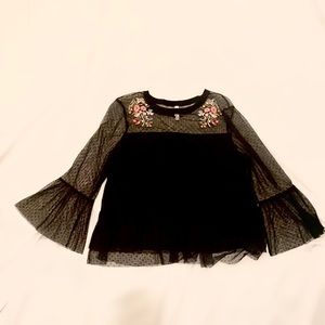 Black Tule Xhilaration top